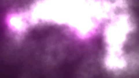 Professional lights shimmering in different colors over the stage in clouds of Stock Footage 112725436