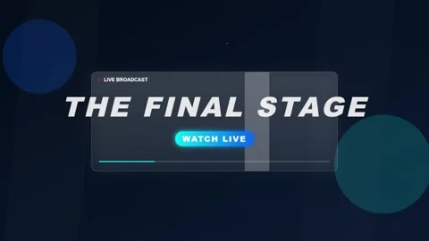 Professional Live Stream Graphic For The Final Stage Esports Event 스톡 동영상 333823024