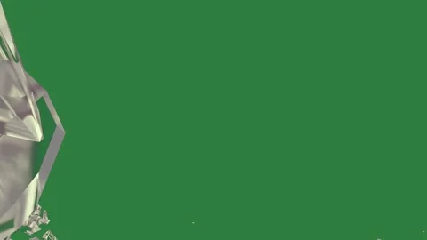 Professional Lot Flying With Broken Green Screen Element Stock Footage 338017692