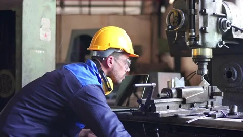 Professional maintenance engineer, technician worker, repairman wear uniform, Video stock 219733698