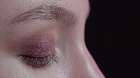 Professional make up. Stock Footage 147900944