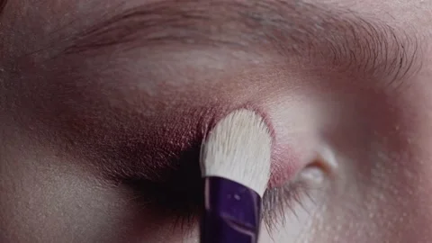 Professional make up. Stock Footage 148628871