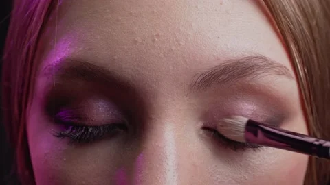 Professional make up. Video stock 151674238