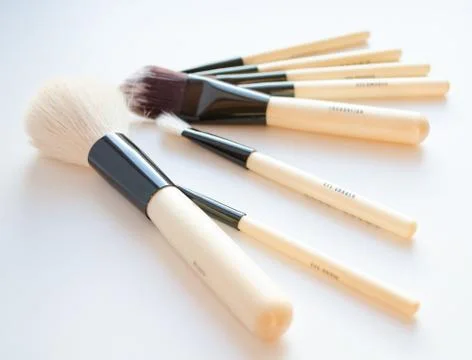 Professional makeup brush set Stock Photos