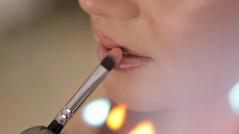 Professional makeup Stock Footage 234180781