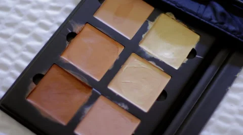 Professional makeup palette Stock Footage 64144116