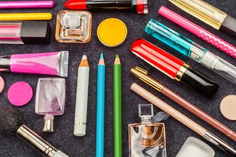 Professional makeup tools Stock Photos