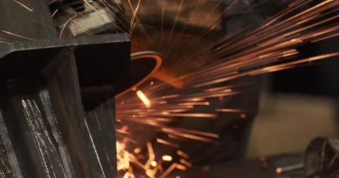 Professional male hands in protective gloves master of welding seams working at Stock-Footage 167338680