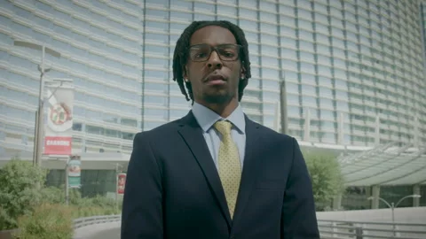 Professional man hero shot Stock Footage 293985502