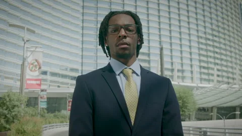 Professional man hero shot Stock Footage 293985723