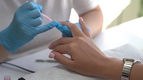 Professional manicure Stock Footage 168213346