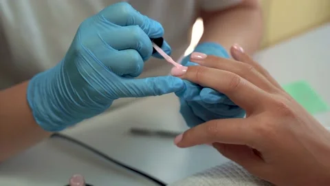 Professional manicure Stock Footage 169022021