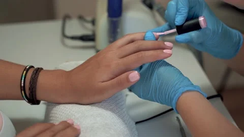Professional manicure Stock Footage 190597462