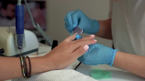 Professional manicure Stock Footage 199263850