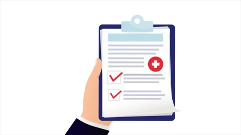 Professional Medical Documentation: Accurate Records and Health Assessments Stock Footage 339344048