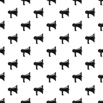 Professional megaphone pattern seamless イラスト素材