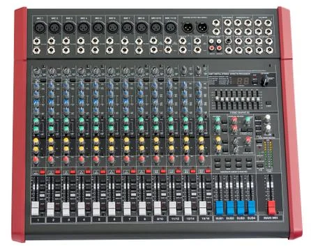 Professional Mixing Console Stock Photos