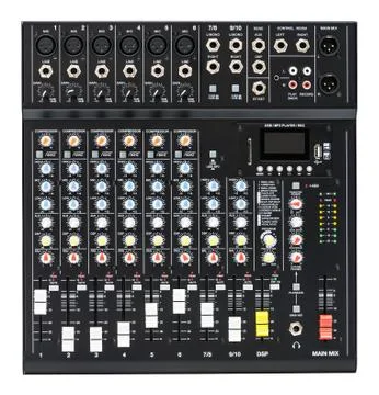 Professional Mixing Console Foto stock