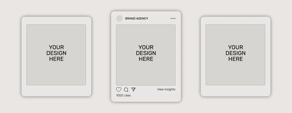 Professional mobile app interface mockup showing user profile screen Stock Illustration