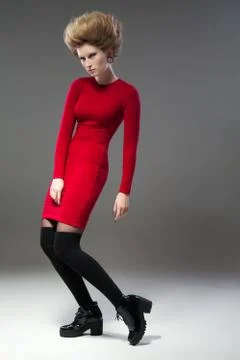 Professional model posing Stock Photos