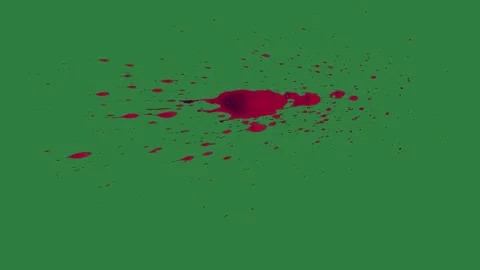 Professional Motion With Blood Green Screen Element 스톡 동영상 338018101