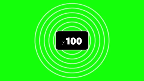 Professional Number Green Screen Element Stock Footage 342788533