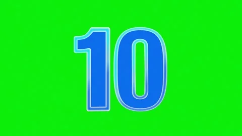 Professional Number Motion Element Video stock 337099564