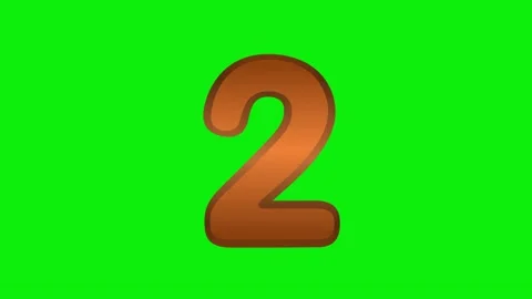 Professional Number Motion Green Screen Element Stock Footage 337991151