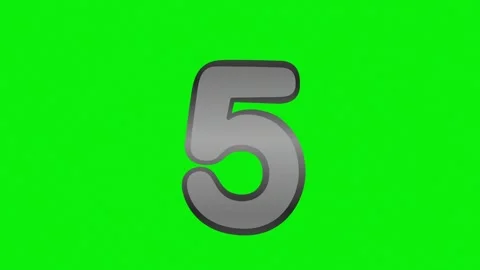 Professional Number Moving Green Screen Element Vídeos de archivo 337099592