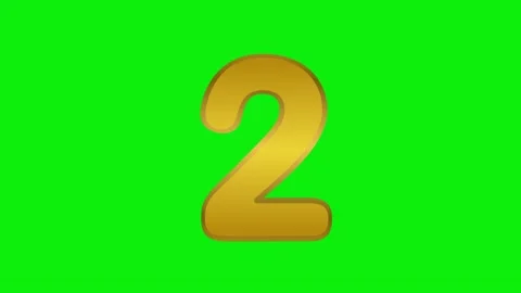 Professional Number Moving Green Screen Element Stock-Footage 337991205