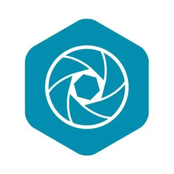 Professional objective icon, simple style Stock Illustration