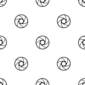 Professional objective pattern seamless black イラスト素材