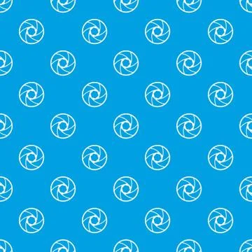 Professional objective pattern seamless blue Illustrazione stock