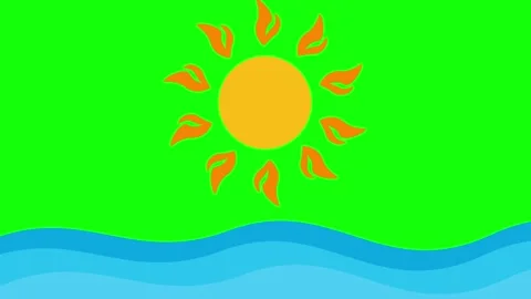 Professional Ocean Rising Element Stock Footage 341337391