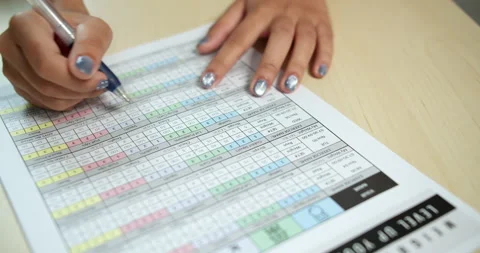 Professional office environment close-up of document signing event and Stock Footage 320104338