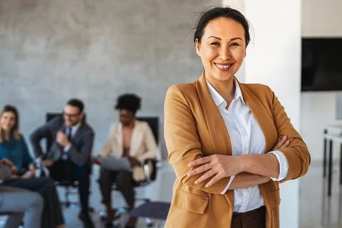 Professional in office environment, highlighting teamwork, collaboration, l.. Stock Photos