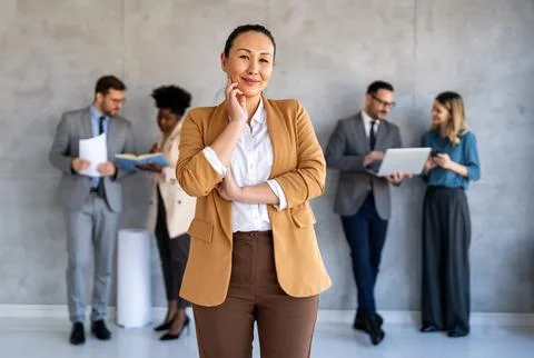 Professional in office environment, highlighting teamwork, collaboration, l.. Stock Photos