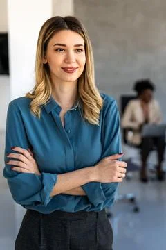 Professional in office environment, highlighting teamwork, collaboration, l.. Stock Photos