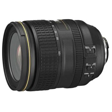 Professional optical camera lens Stock Illustration