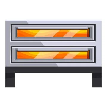 Professional oven baking bread in the bakery kitchen 스톡 일러스트