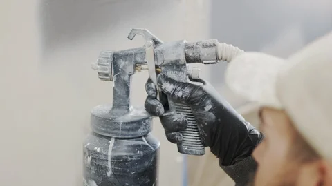 Professional Painter 60fps Stock Footage 119328290