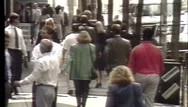 Professional People Walking On City Streets - 1990S Archival Stock Footage Stock Footage