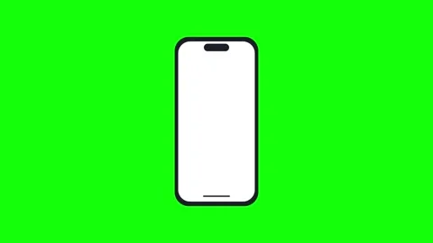 Professional Phone Green Screen Element Video stock 343928568