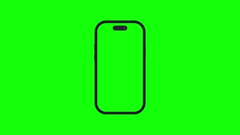 Professional Phone Green Screen Element Video stock 343928571