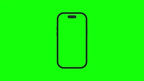 Professional Phone Green Screen Element Stock-Footage 343928572
