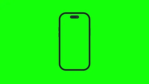 Professional Phone Green Screen Element 스톡 동영상 343928582