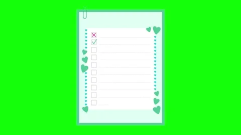 Professional Piece Looping with Paper Green Screen Element Stock Footage 337990966