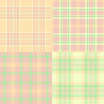 Professional plaid pattern set licensing projects. Market ready tartan vers.. イラスト素材