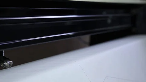 Professional printer printing Stock Footage 70568047