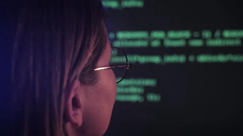 Professional programmer, developing programmer development website design and Video stock 253873176